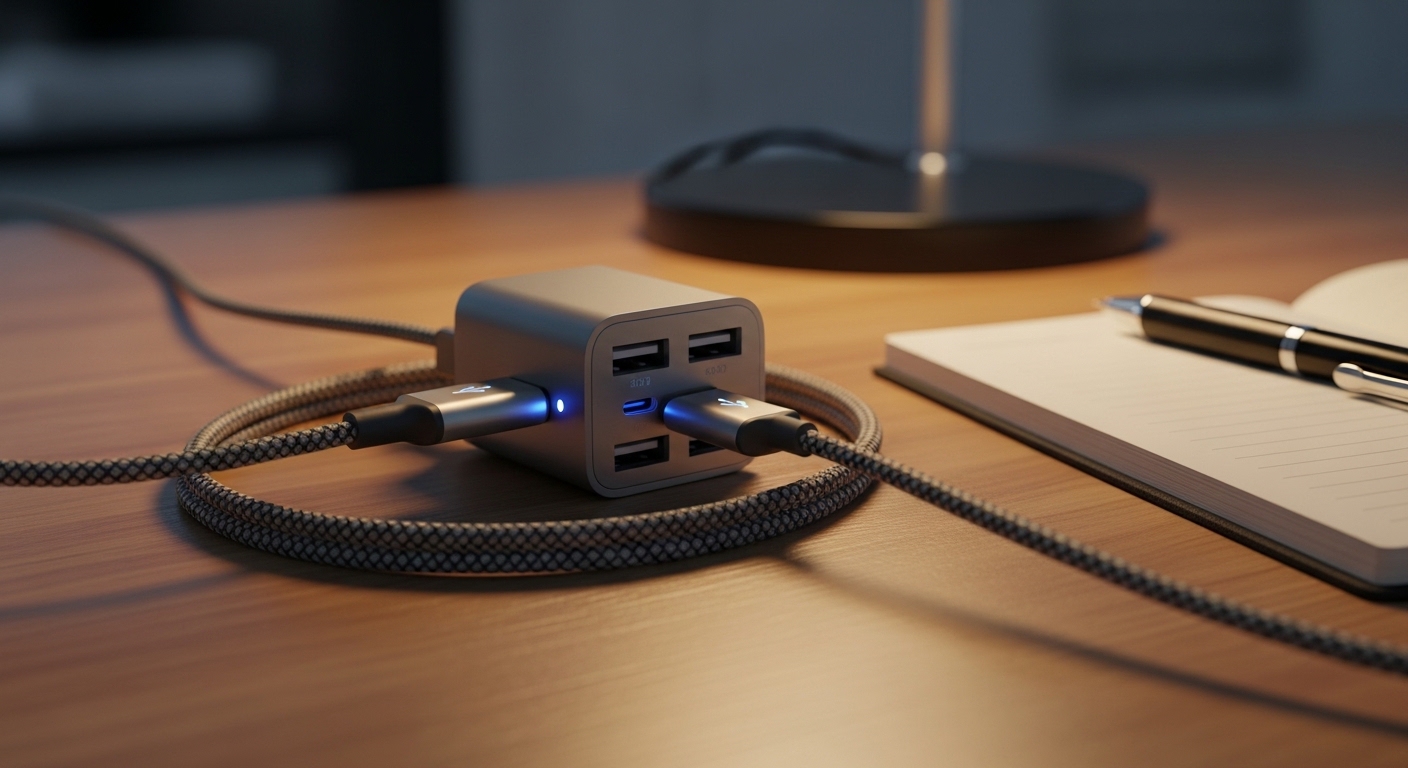 Recarga via USB